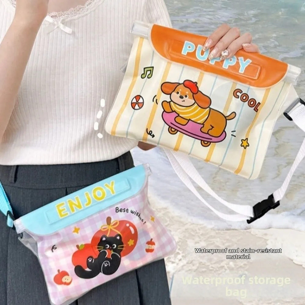 Large Capacity Waterproof Phone Case Adjustable Touch Screen Swimming Waist Pack Mobile Belt Bag With Waist Strap view 2