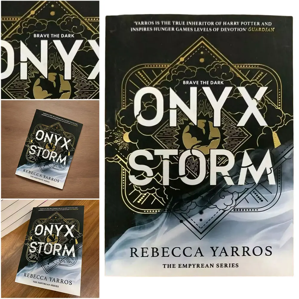 

Onyx Storm English Paperback Book Fantasy Novel Fiction for Adult