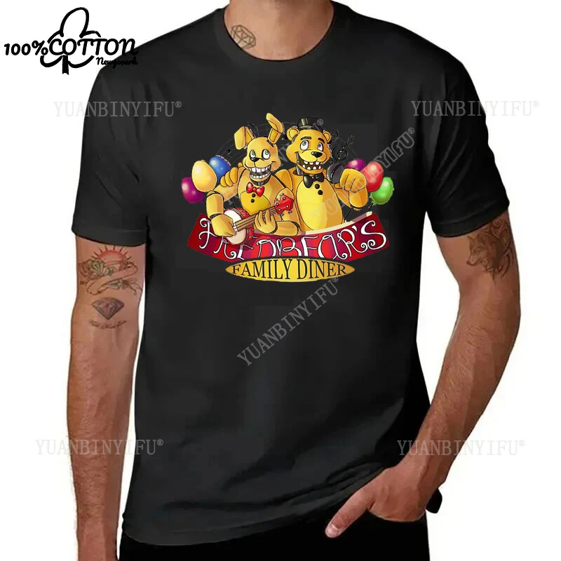 Hot style New Listing Classic Fnaf 2 Animatronics T Shirt Cotton Unisex Shirt  Printed Cool Loose Streetwear view 3