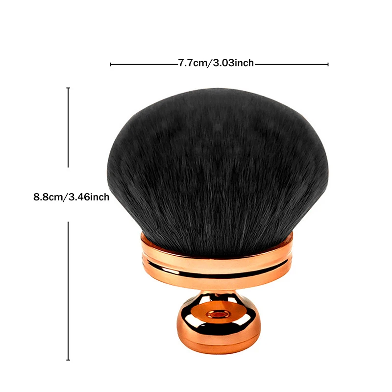 Brosse de maquillage pour le corps Extra Large, cheveux synthétiques doux, brosse Kabuki professionnelle, brosse de fond de teint à large tête pour auto-briquage