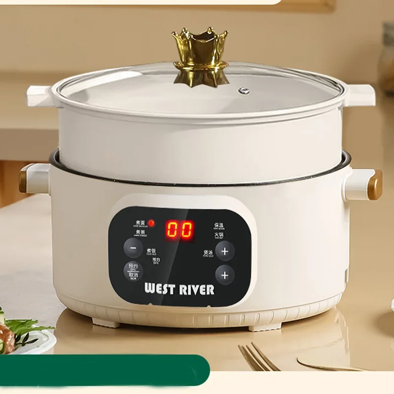 وعاء تسخين كهربائي أصلي ألماني 220 فولت، طباخ متعدد غير لاصق، تبخير، قلي، كابينة طهي #1