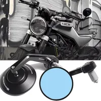 Espejo lateral de extremo de barra de motocicleta para Husqvarna Svartpilen Vitpilen 401 250 manillar retrovisor CNC accesorios de motocicleta de aluminio