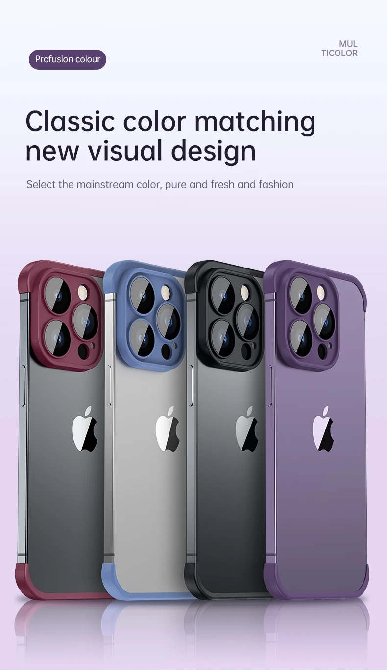Stoßfeste Eckenschutz-Handyhülle für iPhone 17 Air 16 15 14 Plus 13 12 Pro Max – Silikon-Rahmen-Bumper-Abdeckung – Detail 16