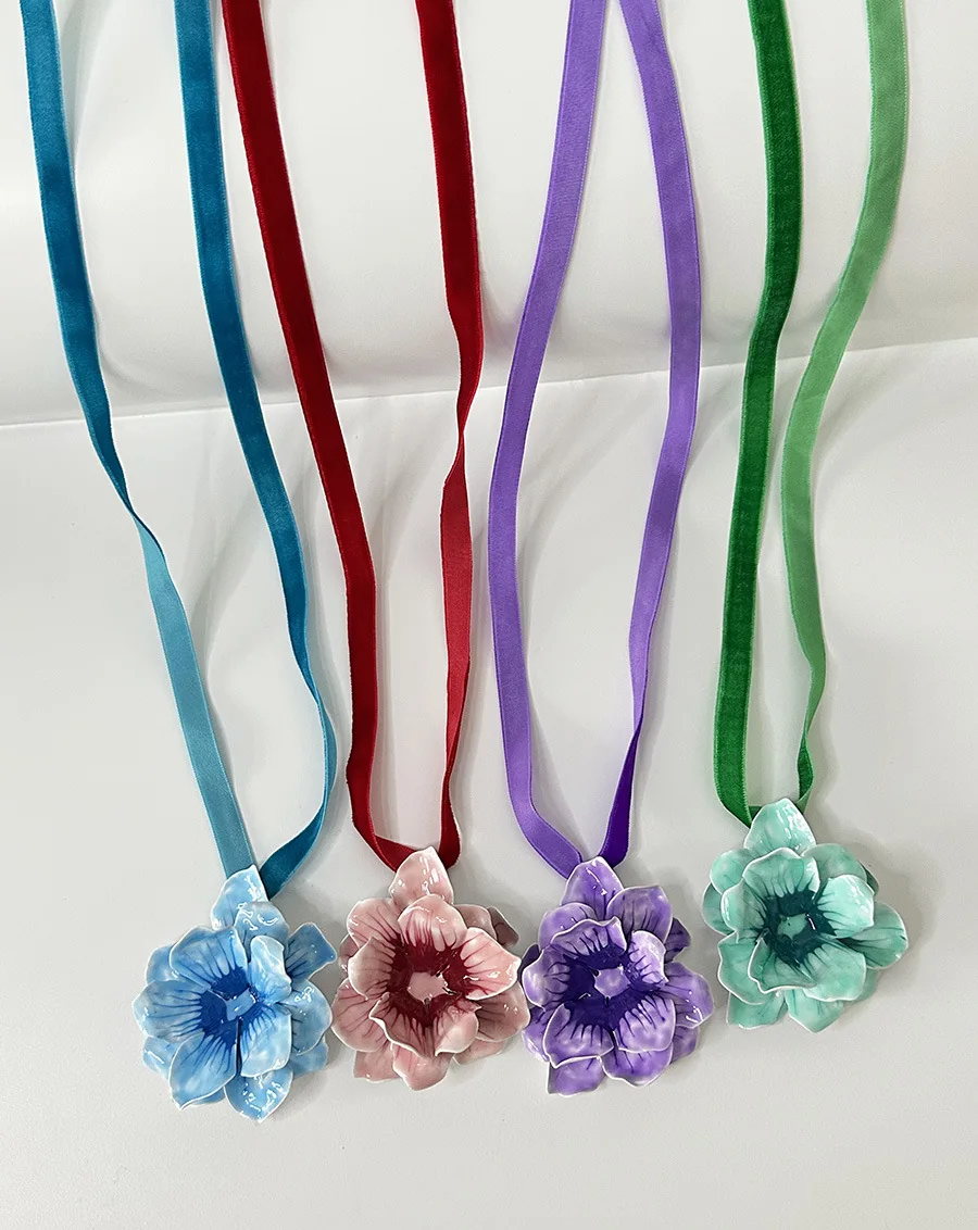 Colorful Drop Glaze Flower Enamel Earrings for Women European and American Personality Exaggerated Romantic Jewelry Accessories