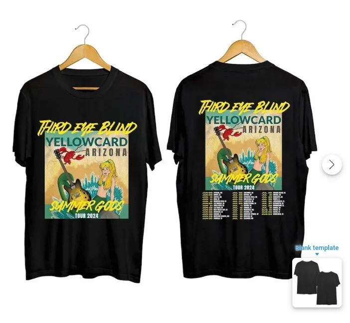 Third Eye Blind 2024 Tour Shirt, 2024 Summer Gods Tour Shirt