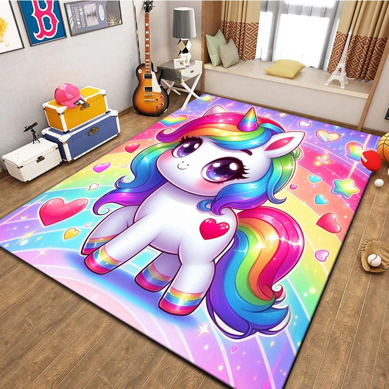 New Rainbow Unicorn Carpet for - đánh giá và giá Baby Nursery Mat