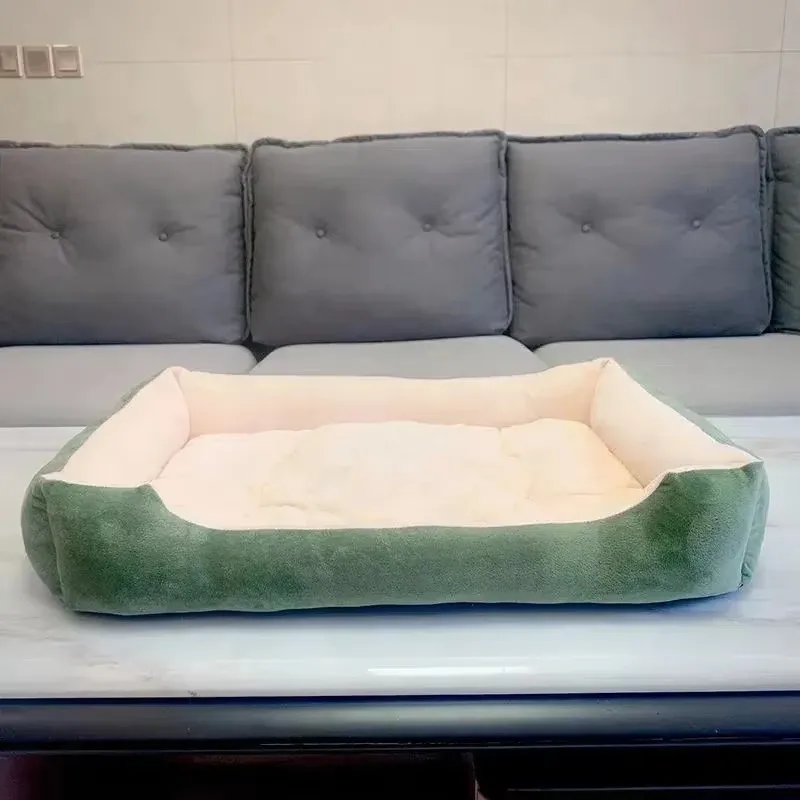 Weiche Plüsch-Bettmatte für Kleine Hunde und Katzen, Komfortable Schlafmatte Ideal für Welpen und Kleine Rassen – Detail 7