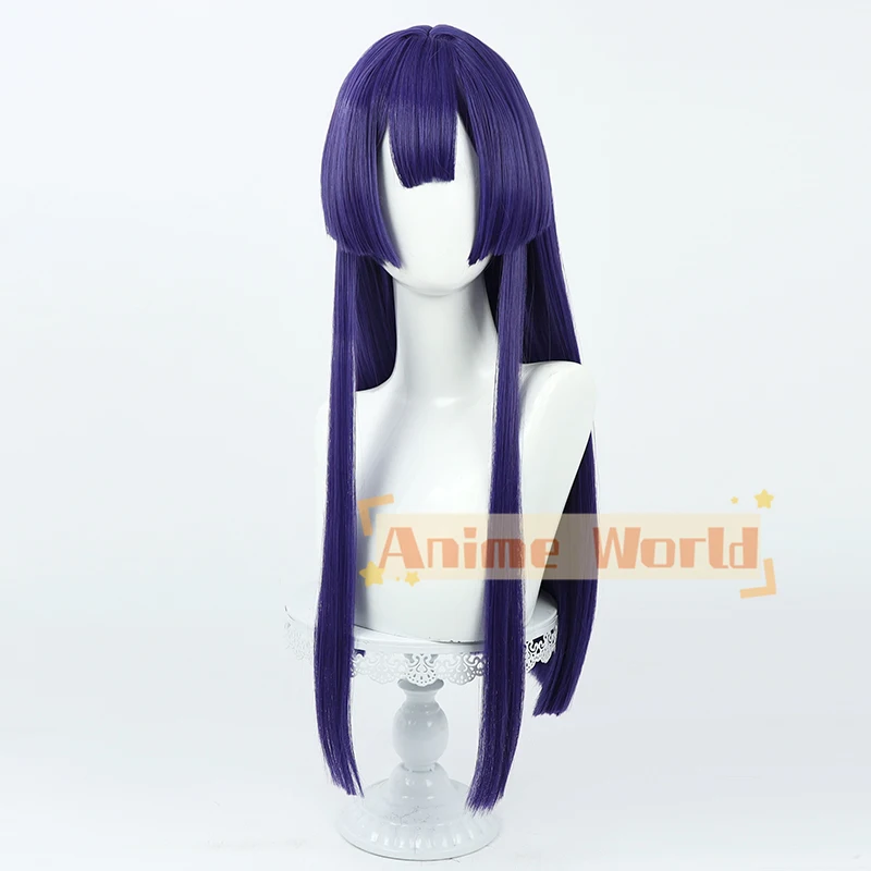 New Honkai Star Rail Pela Cosplay Wig Pelageya Sergeyevna 65cm Long Straight Blue Purple Heat Resistant Synthetic Hair Wigs