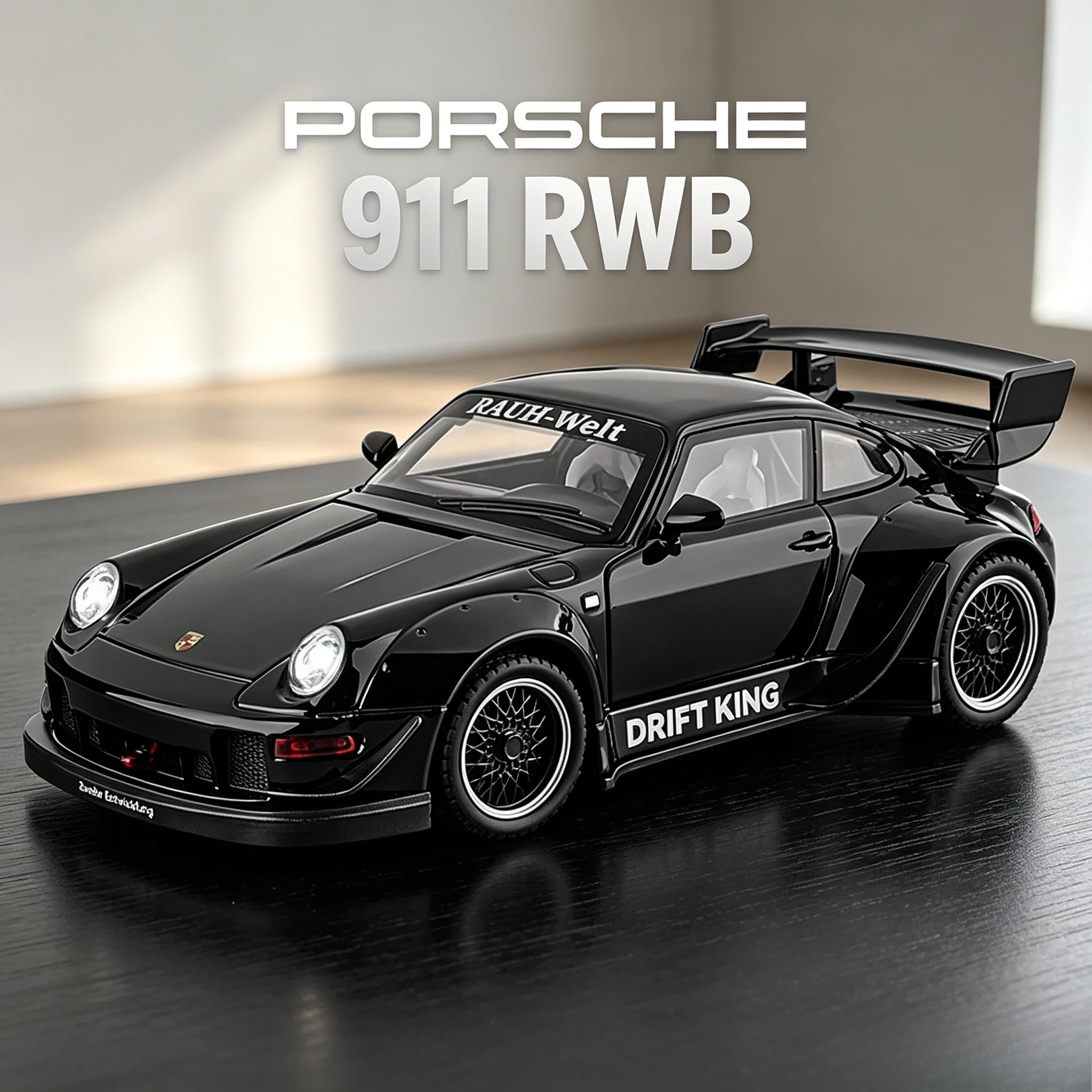 Model Kit Porsche 911 - Grande voiture de sport modifiée RWB964