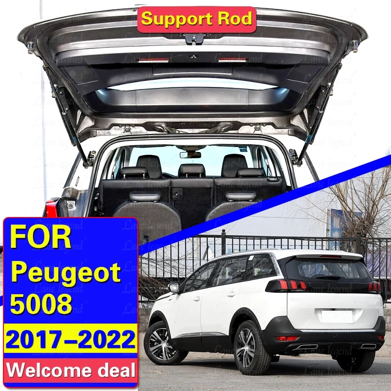 Tailgate Damper for Peugeot 5008 Hitchhiker SUV 2017-2022 Trunk Boot Gas Charged Gas Struts Springs Lift Support Hydraulic Rod