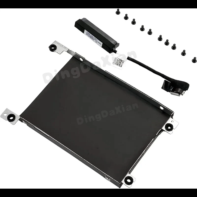 D+New SSD SATA Hard Drive Cable & HDD Caddy Bracket for Dell Latitude 5590 5580 5591 Precision M3520 M3530 6NVFT 6F7DD