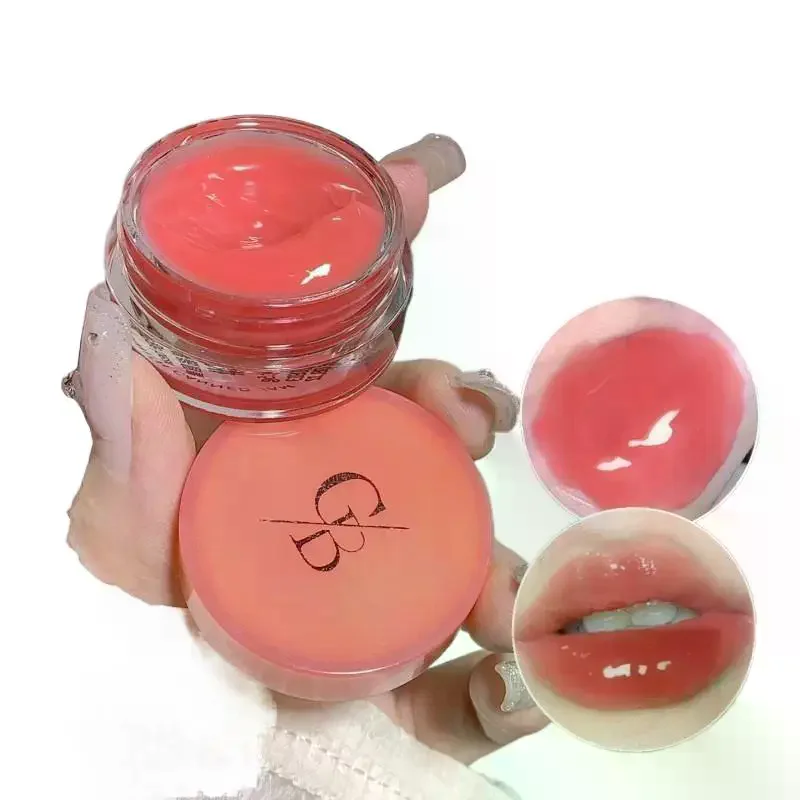 Gege bear 5g Jarred Jam Lip Gloss — Hydrating Water-Gloss Finish, Plumping Effect, Long-Wearing And Non-Transfer Formula