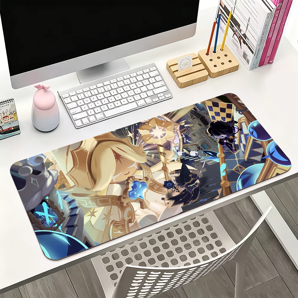 Game C-Cookie R-Run Kingdom Mouse Pad Large Non-Slip Waterproof Mat Stitched Edge Keyboard Pad for Gaming Daily Office