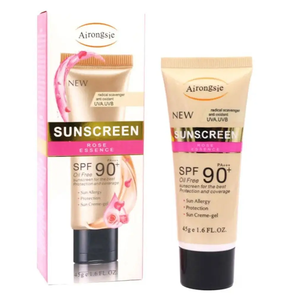 Sunscreen Facial Body Whitening Sun Cream Solar Blocker Refreshing Not Moisturizing Solar SPF90 Protector Skin Care Greasy H1S2