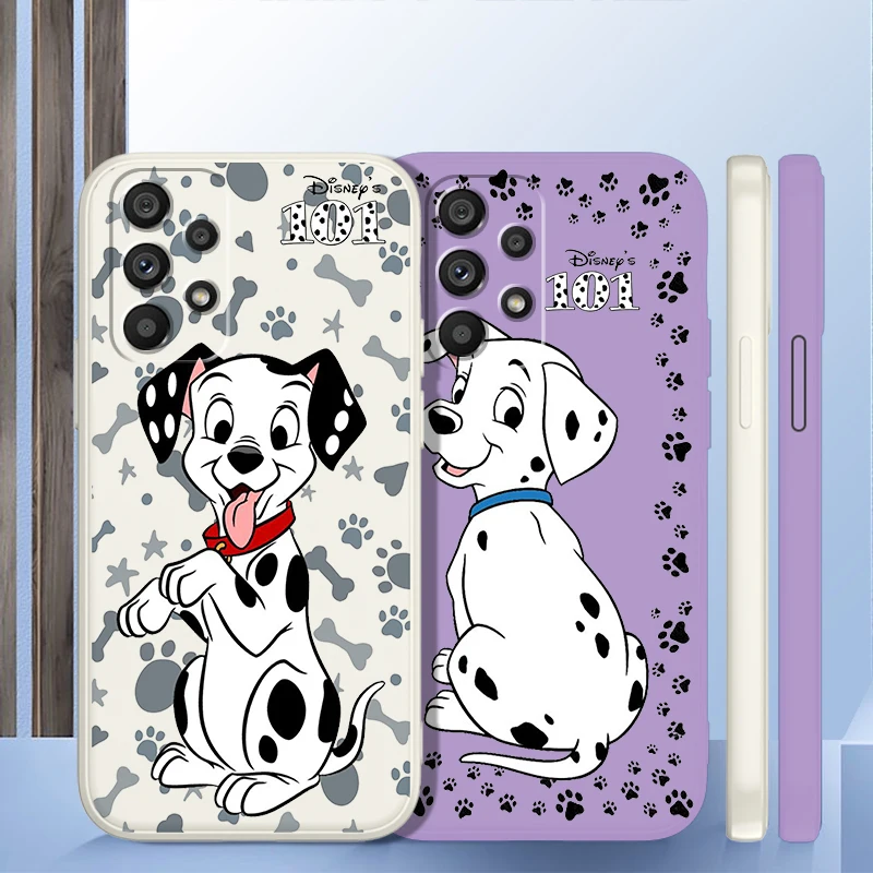 101 Dalmatians Love Liquid Rope For Samsung A53 A52 S A33 A32 A51 A71 A21S A13 A73 A50 A72 A23 A12 5G Cover Phone Case