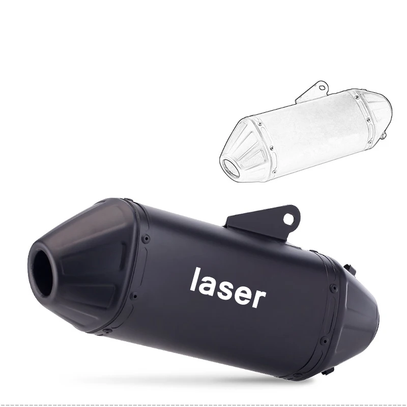 Motorcycle Exhaust 38mm-51mm Inlet Motocross Motorbike Muffler Silencer Pipe for DUKE790 890 CF800MT Z900 Z400 Z650 MT09