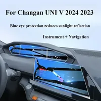 For Changan UNI V 2024 2023 Tempered Glass Interior Navigation Entertainment Media Touch Center Display Screen Protective Film