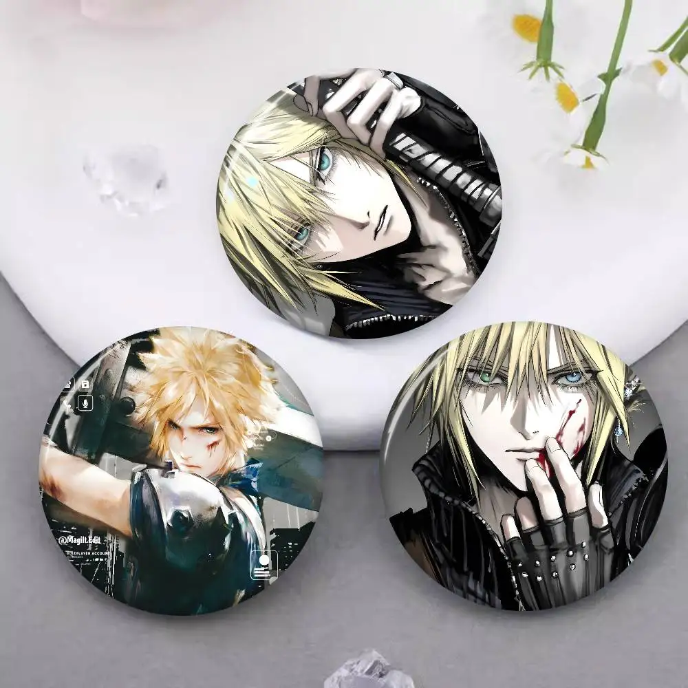 Game F-Final F-Fantasy 58mm Animals Funny Brooches Badge Backpack Clothes Gift Accessory