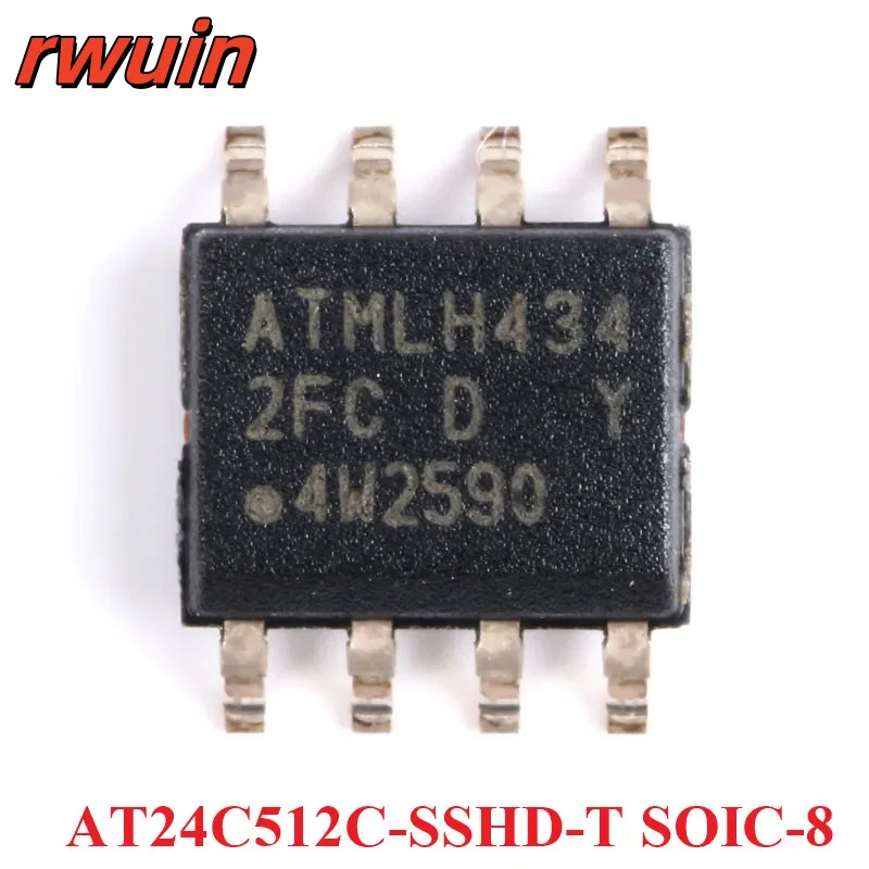 10PCS AT24C01 AT24C02 AT24C04 AT24C08 AT24C16 AT24C32 AT24C64 AT24C128 AT24C256 AT24C512 SOIC-8 EEPROM Serial Memory Storage