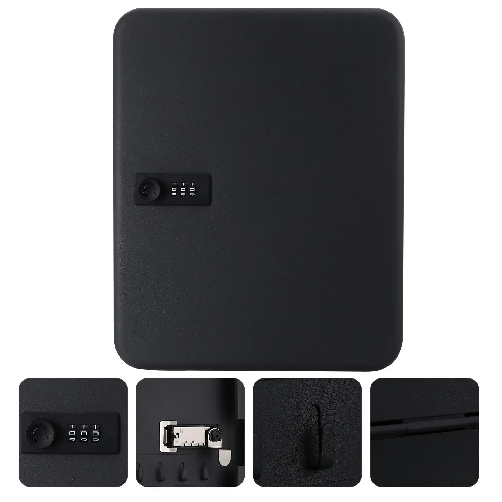 36 Slot Key Box Heavy Duty Code Lock Wall Mounted Password Cabinet Black Key Storage ganizer For Wall Mounted Key Storage Box