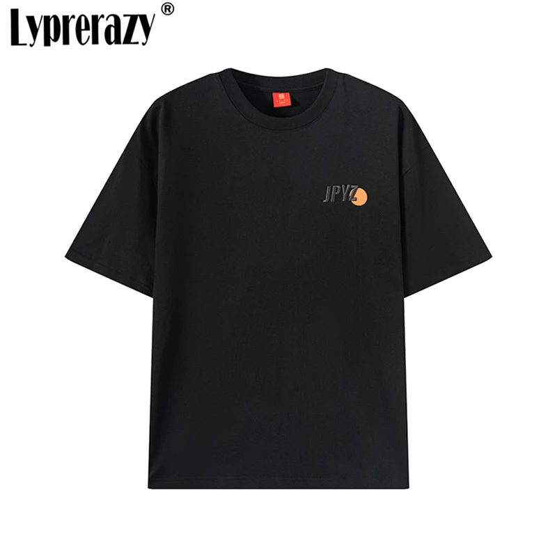 

Lyprerazy National Tide Tiger Print Short-sleeved T-shirt Summer Men Women Loose Cotton Tops Tees