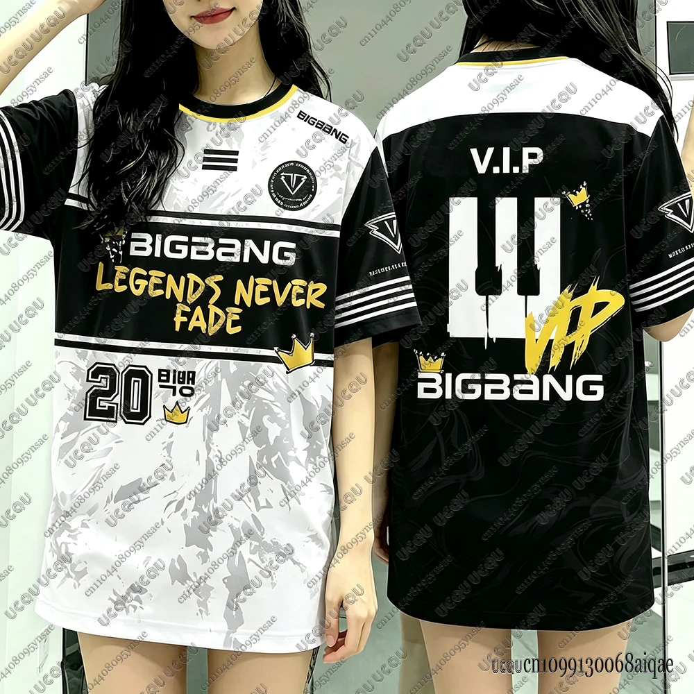 Koreanisches Kpop Big Bang 2026 Weltkonzert-Tour Mesh-Jersey für Frauen, Fangeschenk, Sport-Kurzarmshirt, TAEYANG G-DRAGON Fans Y2K Tops – Detail 11
