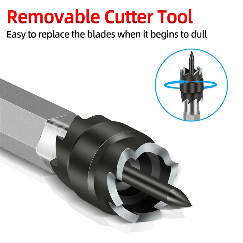 HSS Welding Remover Drill Double Sided Bits Metal Milling Cutter 6/8/9.5MM Spot Remover Sheetmetal Tool Accessories Hole Opener