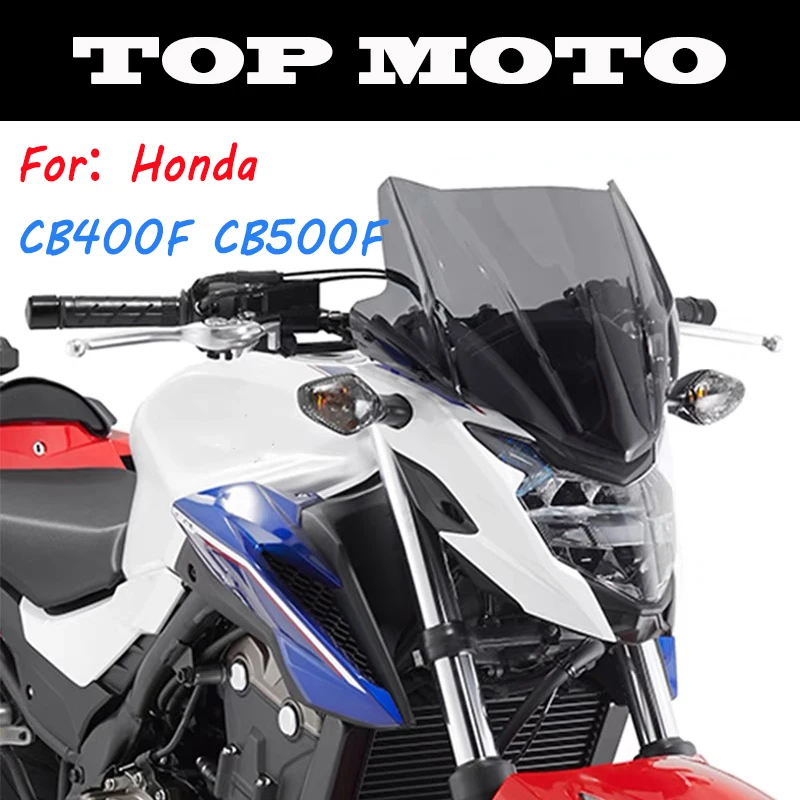 

For Honda CB400F CB500F CB 400F 500F 400 500 F Motorcycle Accessories Windshield Windscreens Wind Deflectors Viser Visor Gray