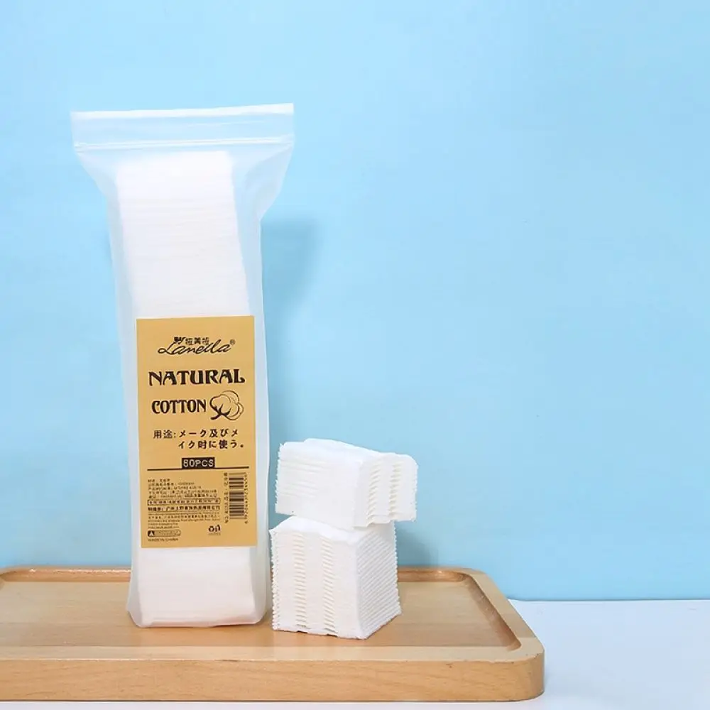 Gentle Cotton Pads For Lameila Facial Cleaning Sheets Soft Double Sided Skin Care Wipes Makeup Removal Tool Absorbent Material