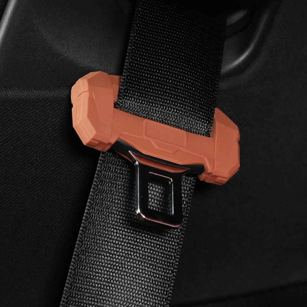 

For Chery Jetour Traveler T2 Freedom T1 Automotive Seat Belt Silicone Protective Cover Interior Modification Mecha Accessories