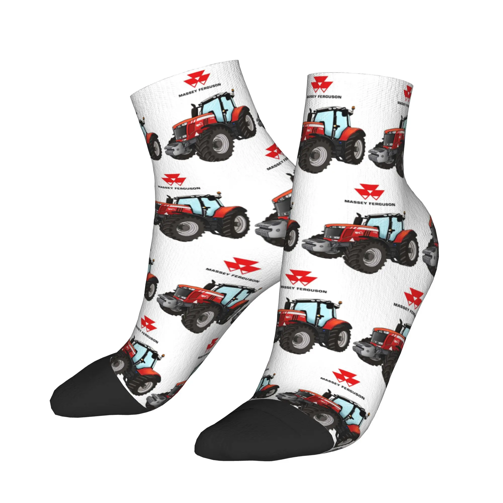 

Носки Massey Ferguson Tractor Red Tractor, высококачественные носки в стиле Харадзюку, всесезонные носки, аксессуары для подарков унисекс