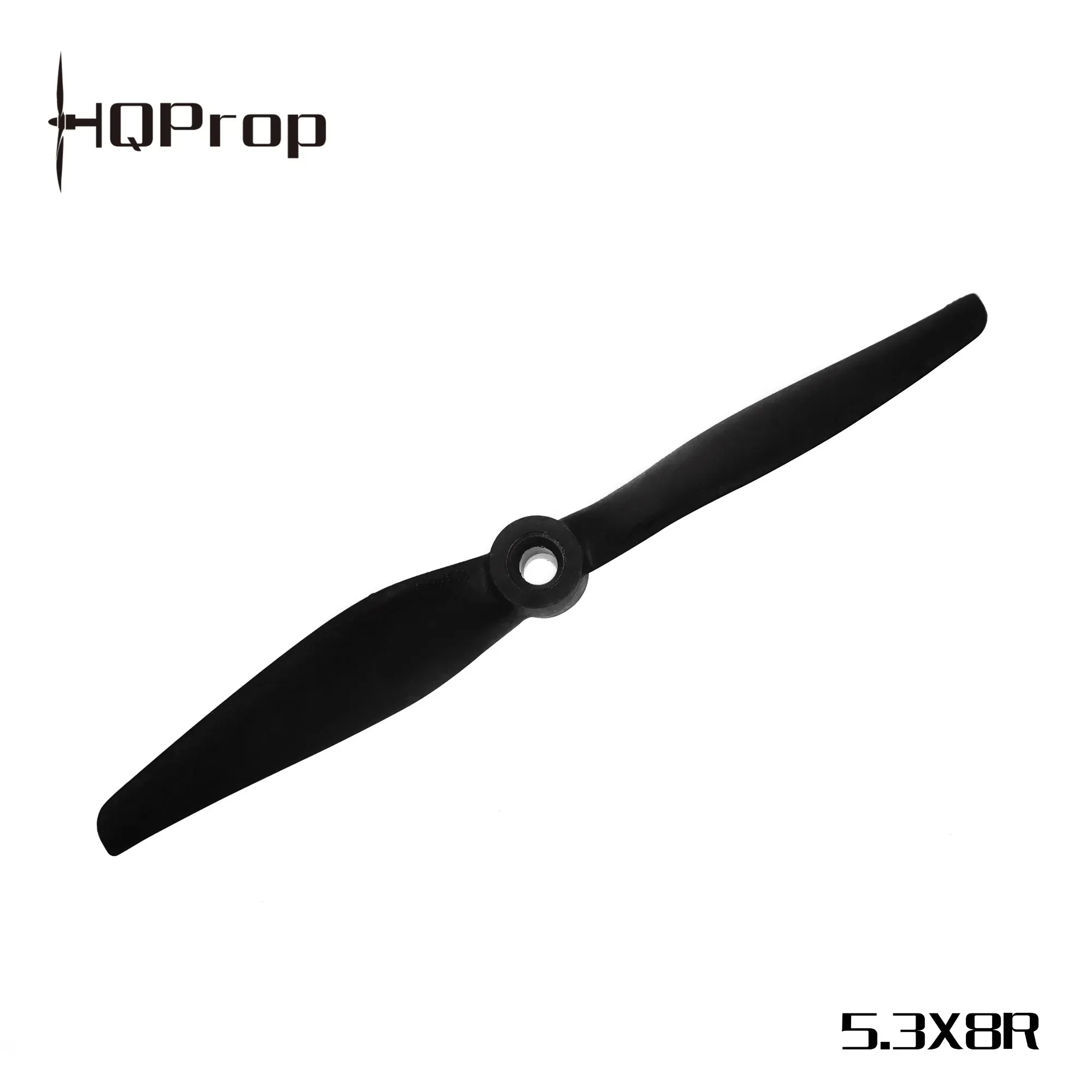 HQProp Thin Electric Pusher Prop 5.3X8, Reinforced Nylon, High Speed for 5-inch Drones