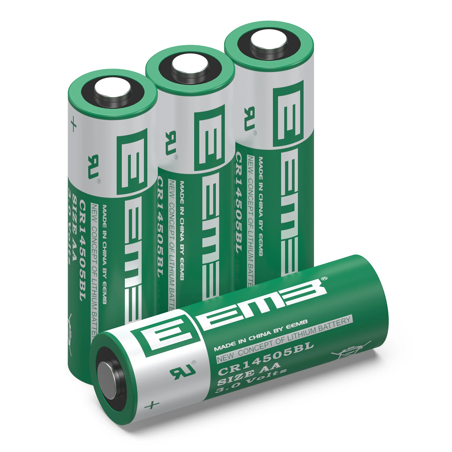 

US shipment EEMB CR14505 3V AA Size CR14505BL Lithium Battery 1800mAh Li-MnO2 Battery Non rechargeable 2/4/10/50PCS optional