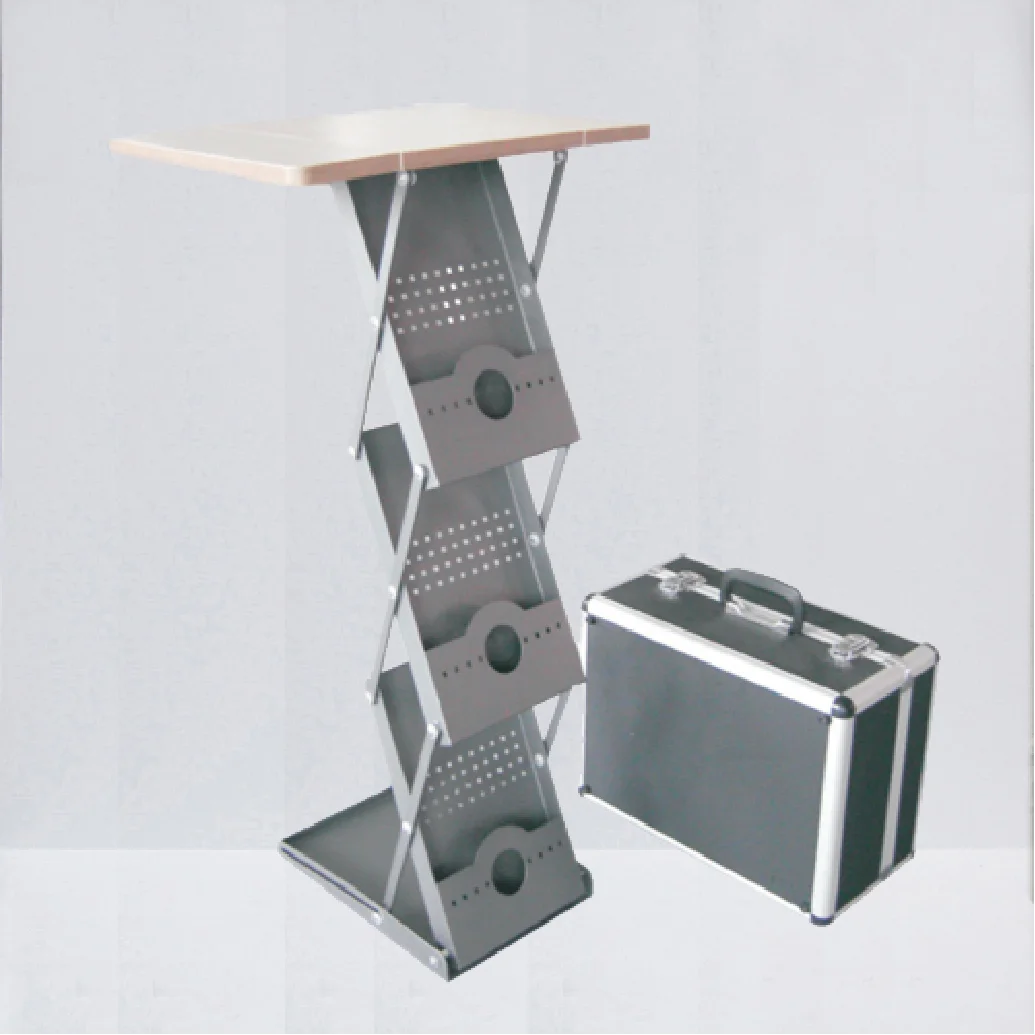 Foldable Magazine Rack & Brochure Display Stand for Catalog Literature Rack &counter  Brochure Holder