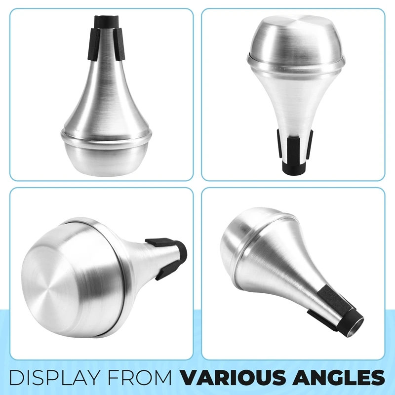 ملحقات كتم صوت الجسم المستقيمة للمبتدئين من Top-Weaker، كتم صوت محمول من سبائك الألومنيوم