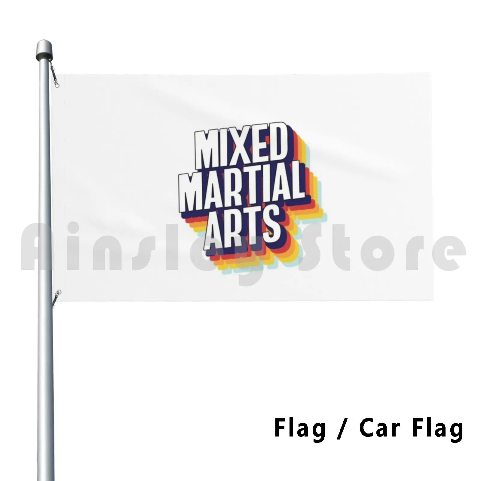 Mixed Martial Arts Flag Car Flag Funny Mixed Martial Arts Martial Aritst Jiu Jitsu Jiujitsu Taekowondo