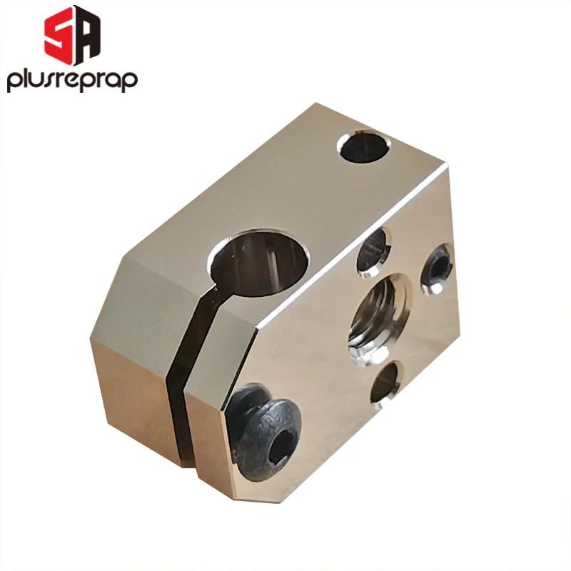 Quality Plated Copper Heat Block for Pphaetus Dra-gon Hot-end High Temperature Heating Block Repair Parts for V6 HOTEN