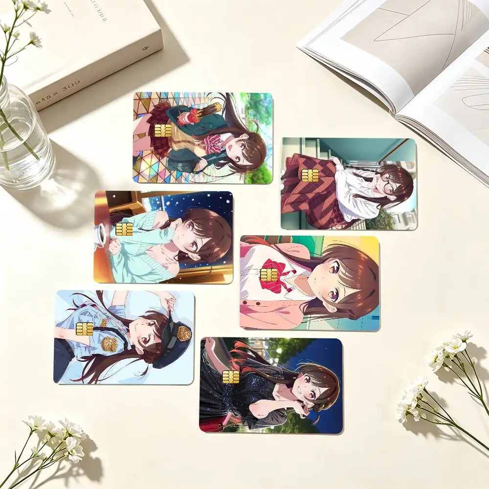 C-Chizuru I-Ichinose Anime  Credit Card HD Stickers Small Chip Waterproof Sticker Game Card Decal Gift