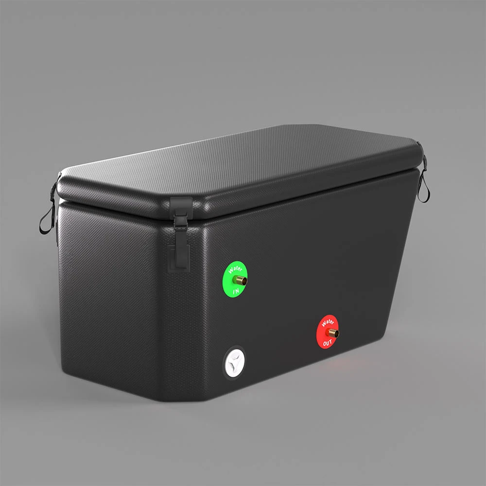 Inflatable Cold Plunge Tub Cold Therapy Plunge Ice Bath Recovery Pod Portable Angled Ice Tub Barrel Bath Pool For Sport Recovery