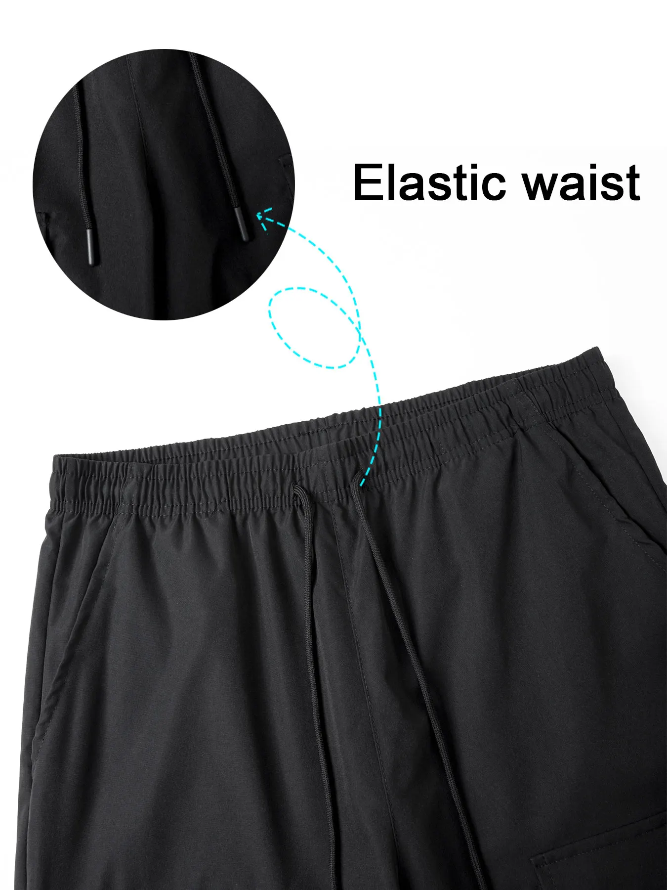 2-Piece البضائع السراويل الرجال Y2K عادية متعددة جيب الرباط السراويل المشي لمسافات طويلة تجريب ملابس رياضية فاسق نمط الذكور سريعة الجافة بنطلون