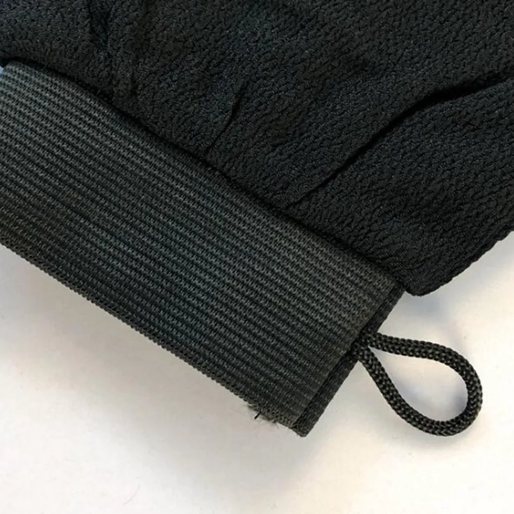 

4Pcs Exfoliating Bath Mitt Gloves Gentle Body Scrub Shower Spa Dead Skin Remover Black Orange Red Bath Glove Scrubber