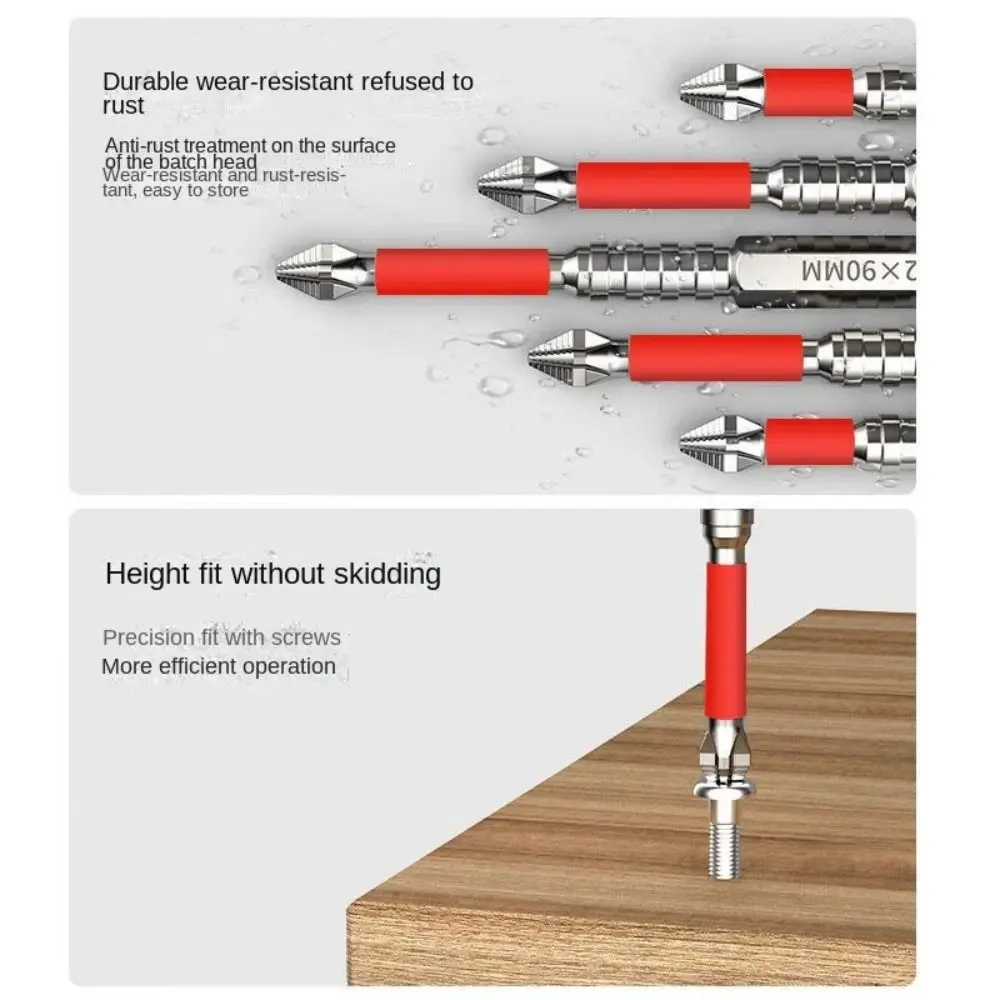 

6/10/20pcs Non-slip Magnetic Batch Head Magnetic S2 Alloy Steel Impact Drill Bit WaterProof Anti-Slip Electric Screwdriver Bit