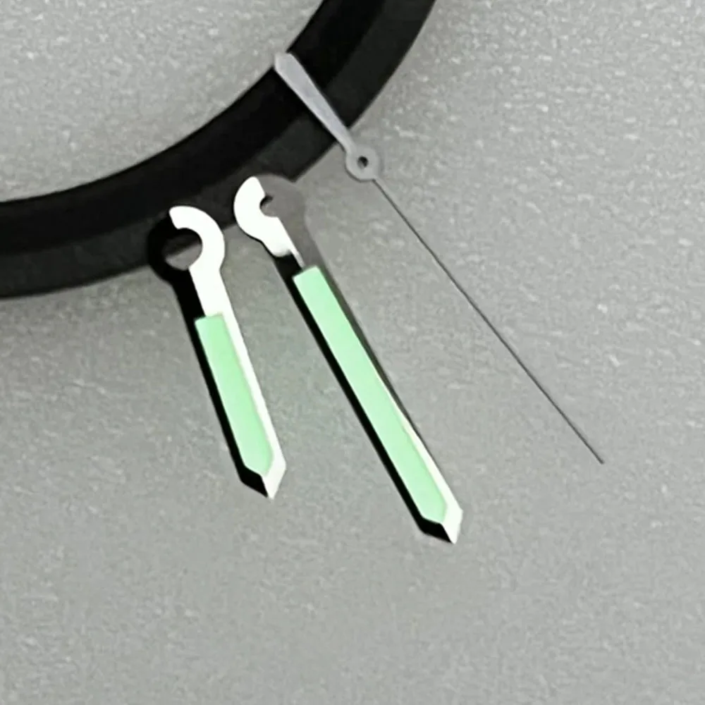 Watch Hands Strong Green Luminous Pointers, for NH35A NH36A 4R35A 4R36A Movement, 8mm 8.5mm 12.5mm Watch Hands NH35 Needles