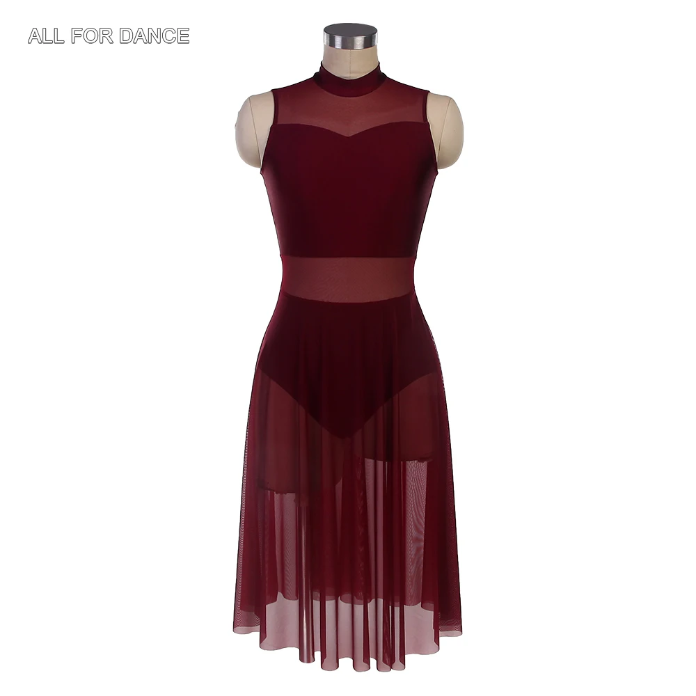 

25135 Бордовый/зеленый туту-костюм для балета и танцев из спандекса для взрослых и девочек, для лирических/современных/балетных танцев, танцевальные юбки