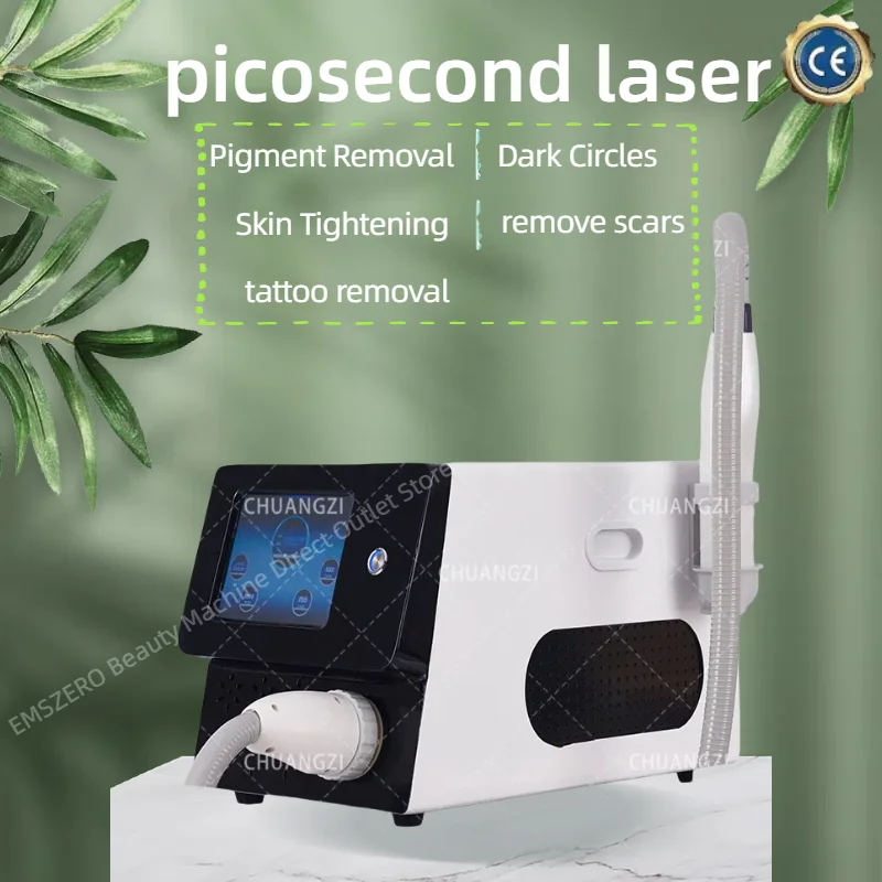 Pico Laser Tattoo Removal Portable Picosecond 532nm 755nm 1064nm for tattoo removal skin whitening remove freckle