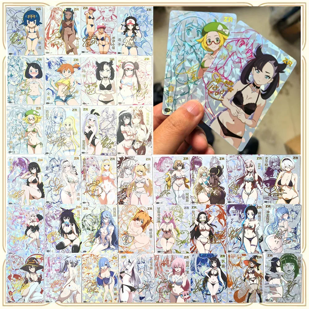 

Goddess Story Anime DIY ACG Premium Flash Collectible Card Boy Game Toys Christmas Birthday Gifts Tokisaki Kurumi Nami 40PC/Set