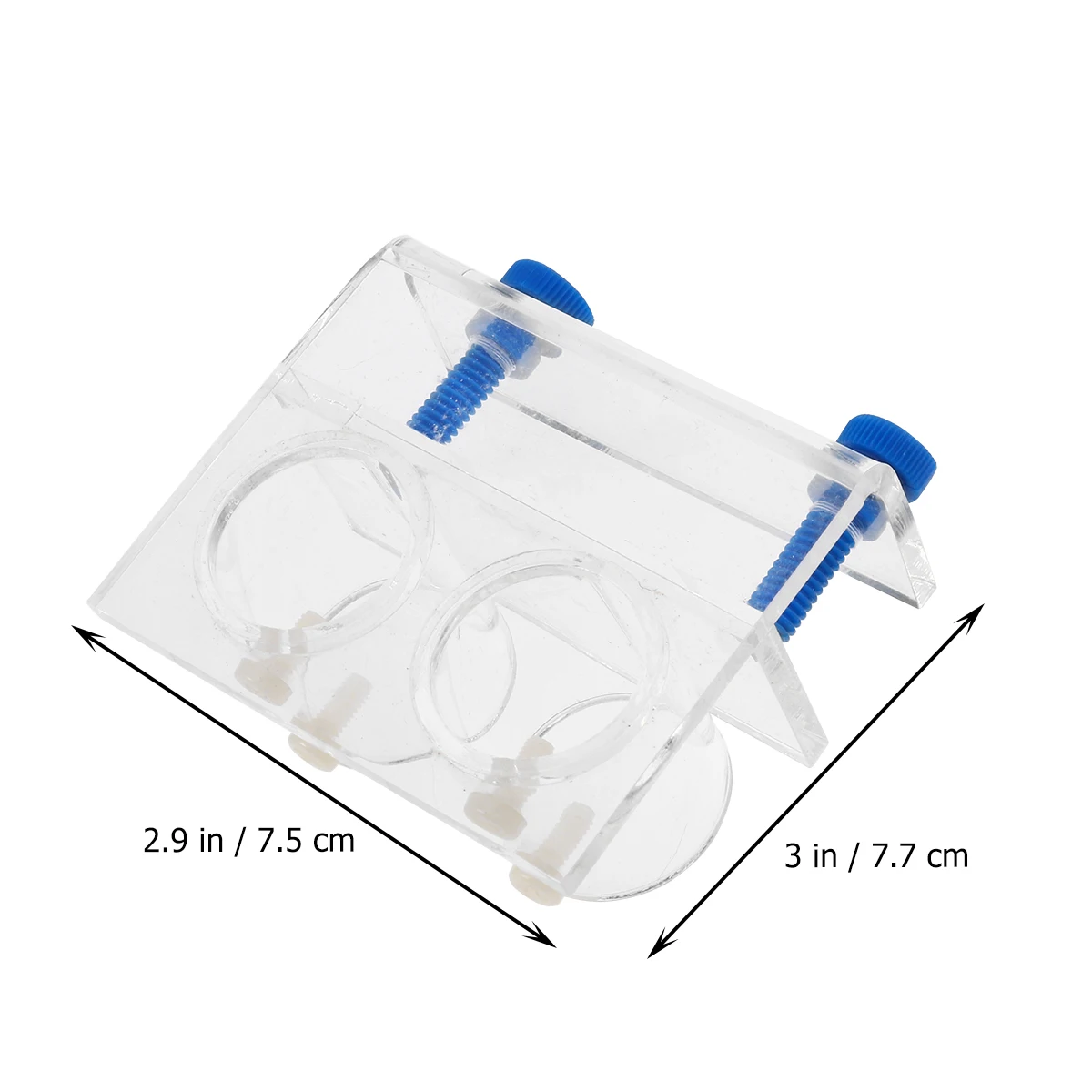 Fish Tank Pipe Double Ended Acrylic Water Pipe Flexible Durable Fixed Support Aquarium Water Tube Easy Clean Strong Hold For