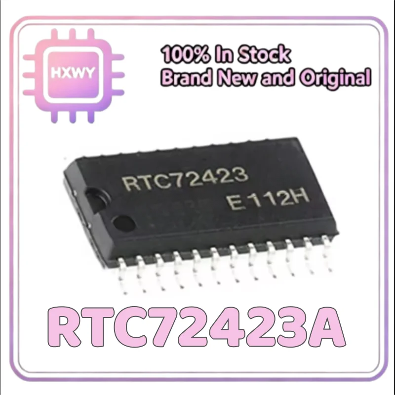 (1/5 Pieces) RTC72423A 72423A SOP-24 Real Time Clock Chip Factory Wholesale Cheap IC Chip Fast Shipping