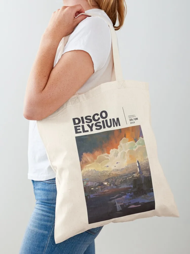 Disco Elysium Tote Bag shopper bags Lady bags Reusable bags