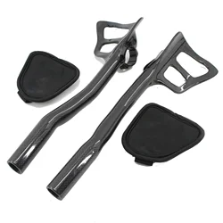 Full Carbon Fiber Road Bicycle Handlebar Highway Rest Handlebar Aero Carbon TT Bike Handle Bars Trial TT Bar 3K Matte/Glossy